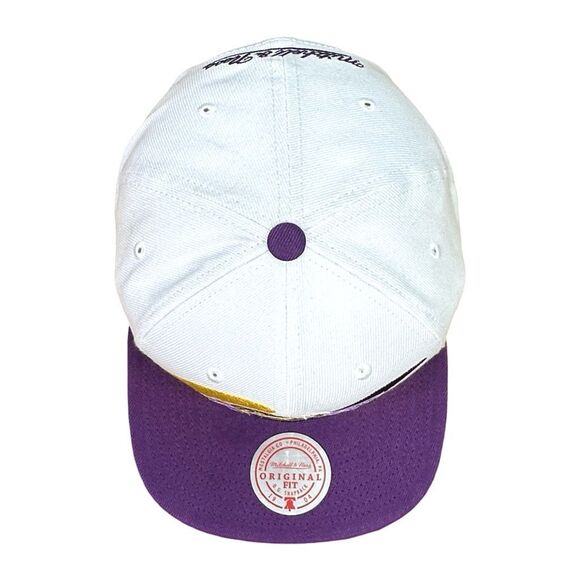 Mitchell & Ness Original Fit Los Angeles Lakers Shark Tooth Snap Back Cap - OS - Picture 4 of 9